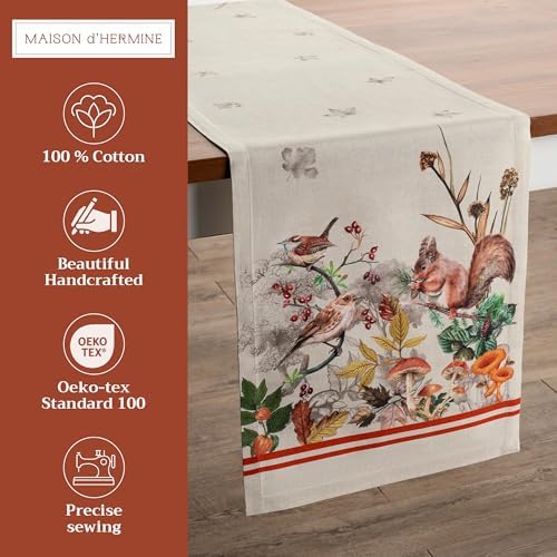Maison d' Hermine Table Runner 100% Cotton 14.50" x 108" (Double Layer) - Image 2