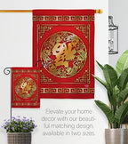 Chinese New Year Luck Arrive Tapestry Indoor Banner Room Wall Art Patio Porch Lawn Garden Flag Outdoor Yard Signs Lunar New Year Gifts Chinese Decorations Made in USA - Image 7