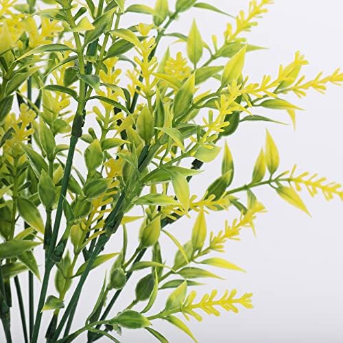 RECUTMS 20 Bundles Outdoor Artificial Flower UV Resistant Fake Stems Plants - Image 3