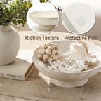 Vanselia Decorative Table Bowl Ceramic Trays Home Room Decor (11" Rustic) - Image 4