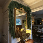 SHareconn 18FT Christmas Norfolk Pine Garland, Real Touch Soft Mantel Decor - Image 6