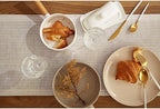Solino Home 100% Linen Table Runner, 14 x 48 in, Natural and White Striped - Image 4