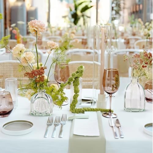 72 Pcs Bud Vase Set, Vases for Centerpieces, Cute Glass Bud Vases in Bulk, Small Vases for Flowers, Clear Vase Set for Wedding Decorations, Home Table Flower Décor - Image 2