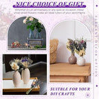 Layhit 24 Pcs Mini Dried Flower Bouquets Boho for Vase, Lavender - Image 3