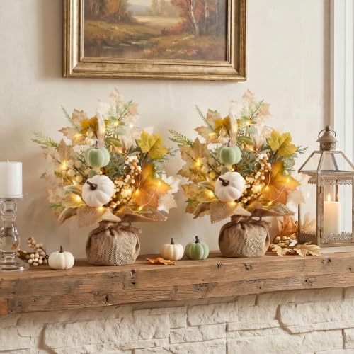 Fall Thanksgiving Table Decorations, Centerpieces for Tables, 2 Pack - Image 7