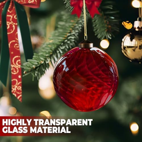 12Pcs Glass Christmas Balls for Christmas Tree - Image 7