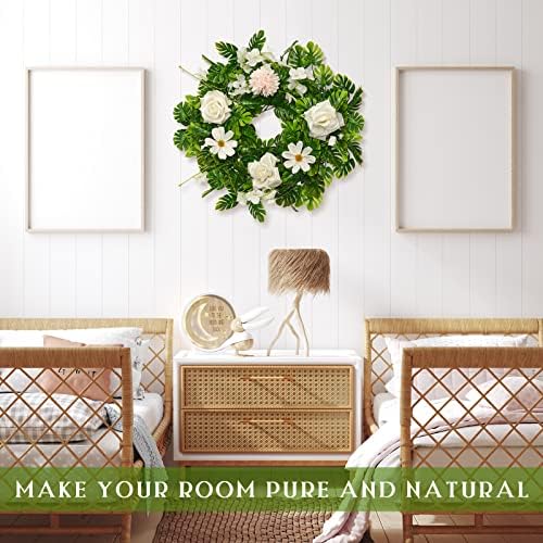 Zeyune 12 Pcs Artificial Monstera Leaf Vines 5.9 ft Fake Hanging Plant Ivy Tropical Palm Leaves Greenery Garland Monstera Faux Vine for Wedding Party Outdoor Decor Garden Porch Jungle Hawaiian Beach - Image 6