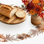 Oval Fall Tablecloth 60x120 Inch, Thanksgiving Autumn Harves Turkey Pumpkin Table Cloth, Waterproof Wrinkle Resistant Table Cover for Fall Decorations Decor - Image 5
