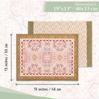 Maison d' Hermine Placemats Set of 4 Reusable 100% Cotton (13"x19") - Image 4