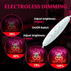 I'm Literally Just A Girl Neon Sign Pink Cherry Bow Led Neon Light - Image 6
