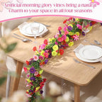 6 Pcs 6 ft Artificial Flower Vine Garland Decoration - Image 3