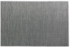 Restaurantware Pewter Vinyl Woven Placemat, 16 x 12 in, 6 Pack - Image 2