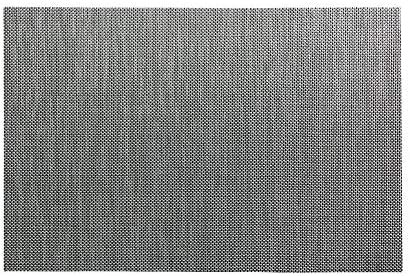Restaurantware Pewter Vinyl Woven Placemat, 16 x 12 in, 6 Pack - Image 2