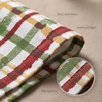 Urban Villa Cloth Napkins Cotton 20x20 (Set of 12) Check Print - Image 5