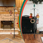 Max 62" Christmas Stocking Holder Stand with 12 Hooks - Image 4