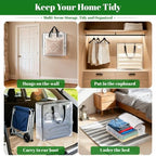 93L Wreath Storage Container, Large Clear Christmas Storage Bags, 6 Pack - Image 6