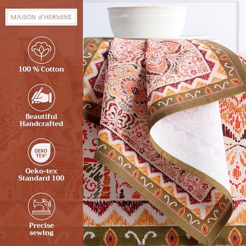 Maison d' Hermine Cloth Napkins Set of 4 Reusable 100% Cotton (20" x 20") - Image 2