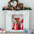 48FT Extra Long Christmas Wood Bead Garland for Mantle (Vintage Wood Beads) - Image 5