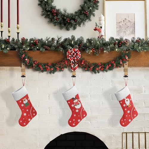 Stocking Hangers for Mantle,2 in 1 Adjustable Christmas Stocking Holder - Image 3