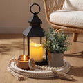Novabright 6 Pcs Farmhouse Lantern Decor Set Candle Lanterns Vintage Roof by Unknown
