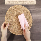 Aneco 100 Pack 13.8-Inch Round Woven Placemats - Image 4