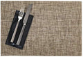 Restaurantware Gold Smoked Vinyl Woven Placemat, 16 x 12 in, 6 Pack by Restaurantware