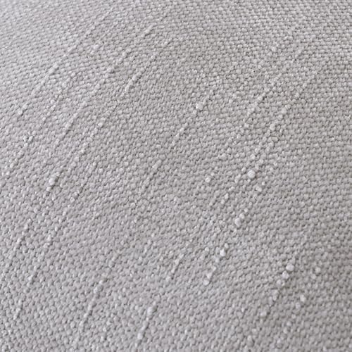 Set of 4 Soft Textured Decorative Throw Pillow Covers 20x20 Inch Cozy Farmhouse Cushion Cover Square Accent Pillow Cases for Bed Couch Sofa Living Room, Light Grey - Image 4