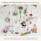 MACKENZIE-CHILDS Patience Brewster 12 Days Christmas Ornament, Decorative Hanging Ornament for Christmas Tree, 9 Drummers Drumming - Image 3
