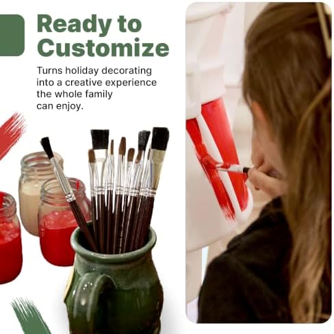 Step2 Large 3-Pack Outdoor Christmas Ornaments, Paintable DIY Holiday Decorations - Image 4