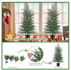 Grooy 2 Pack 4FT Artificial Norfolk Pine Tree - Image 4