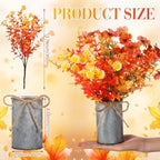 Zeyune 12 Sets Artificial Fall Thanksgiving Centerpiece for Tables - Image 3