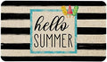 Roszwtit Hello Summer Seasonal Door Mat for Seasonal Home Decor 30x17 Inch by Roszwtit