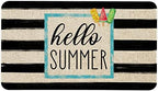 Roszwtit Hello Summer Seasonal Door Mat for Seasonal Home Decor 30x17 Inch by Roszwtit