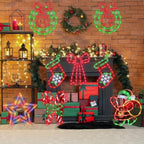 TRWYMZ Christmas Decorations - 16" Christmas Window Silhouette Lights - Image 4