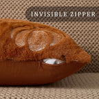 DFXSZ Fall Pillow Covers 26x26 Rust Pumpkin Plush Autumn Home Decor 093B26 - Image 4
