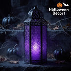 Vela Lanterns Decorative Indoor Tall Floor Candle Holder, Purple, XL - Image 5
