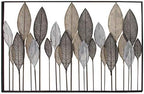 Deco 79 Metal Leaf Wall Sculpture, Wall Art 59" x 1" x 37" Bronze - Image 5