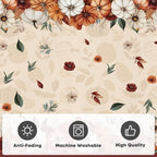 Artoid Mode Pumpkins Floral Corns Fall Area Rug 4x6 Feet - Image 7
