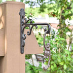 Sungmor Cast Iron Wall Hook Plant Hangers - 2PC Black - Image 3