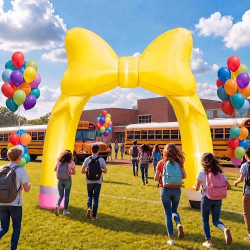 Jenaai 9.5 Ft Back to School Inflatable Archway with Built-in LED Light - Image 4