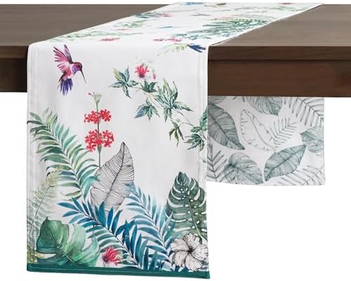 Maison d' Hermine Table Runner 100% Cotton 14.50" x 108" (Double Layer) by MaisondHermine