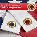 USA Flag Made in US,American Flag,Premium 5x8 American Flags Outdoor Heavy Duty Made in USA,5x8 Nylon US Flag Durable United StatesFlag5x8Ft - Image 5
