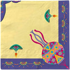 Diwali Tableware Pack: Disposable Paper Plates, Napkins and Cups Set for 20 - Image 3