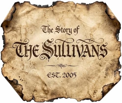 Personalized Family Name Sign, Custom Faux Antique Parchment Wall Decor, "The Story of" Vintage Scroll Plaque, Flat MDF Board with Realistic 3D Print (Not Real Burned Paper), Old World Home Art by AydansUniqueFinds