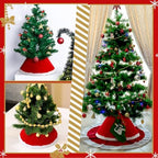Teenyyou 3 Pcs Mini Christmas Tree Collar for 2-4 ft Mini Tree - Image 4