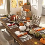 Willbond 32 Pcs Fall Thanksgiving Napkin Rings Napkins Set, Holiday Decor - Image 6