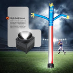 6ft American Flag Inflatable Tube Dancing Man with Blower - Image 4