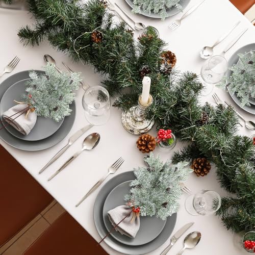 Giegxin 18 Inch Christmas Snow Frosted Pine Branches - Image 4