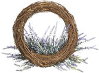 Lavender Botanical Leaves Decorative Spring Wreath - Image 3