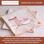 Maison d' Hermine Cloth Napkins Set of 4 100% Combed Cotton (20" x 20") - Image 3